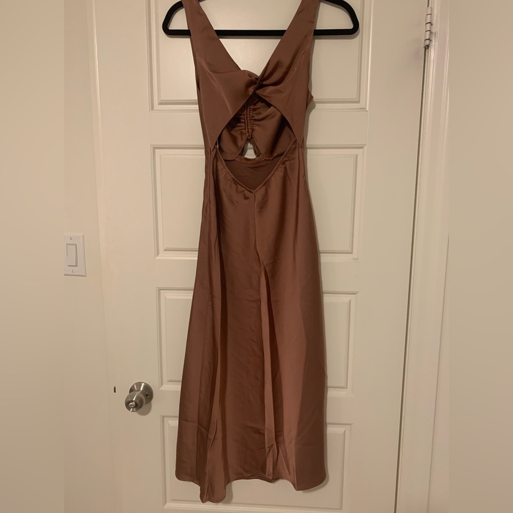 Hello Molly Mauve Midi Dress - Picture 6 of 10